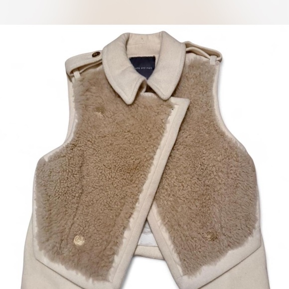 Camilla & Marc Kids Beige and Cream Vest